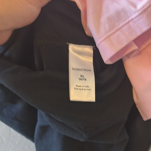 Zella Girls pink crop and Nordstrom black leggings XL size 14 - Picture 7 of 8